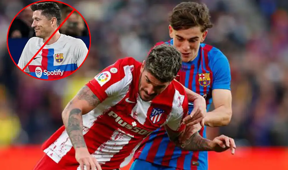 Robert Lewandowski será el gran ausente en el Barcelona vs. Atlético de Madrid. Foto: EFE Robert Lewandowski será el gran ausente en el Barcelona vs. Atlético de Madrid. Foto: EFE