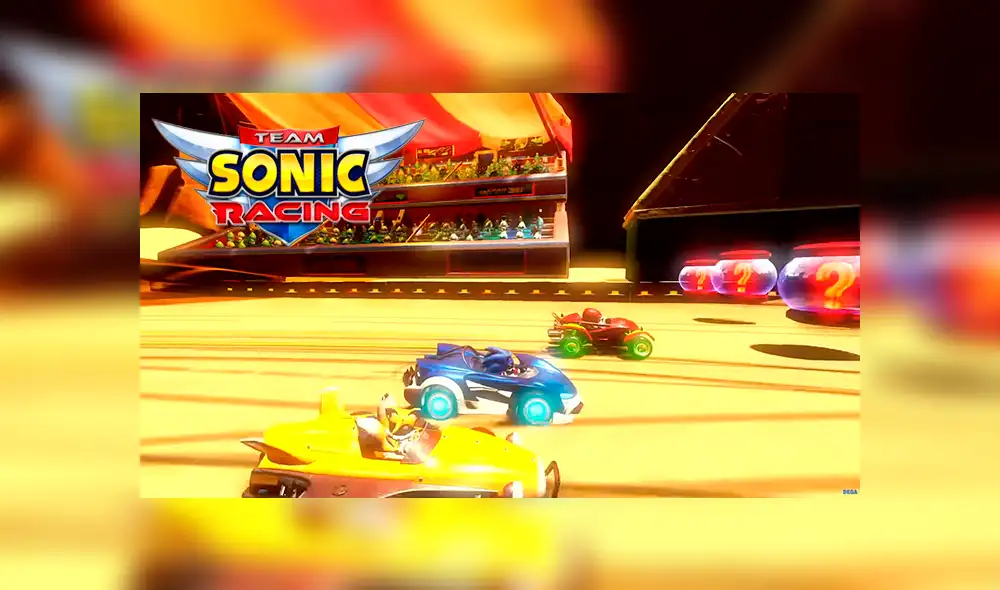 Team Sonic Racing, rival de Crash Team Racing Nitro Fueled, estrena increíble tráiler