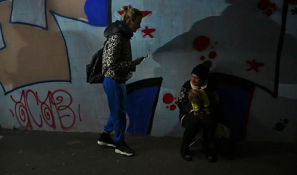 Este nuevo ataque por parte de Rusia ha dejado sin servicio eléctrico tanto a Ucrania como a su vecina Moldavia. Foto: AFP