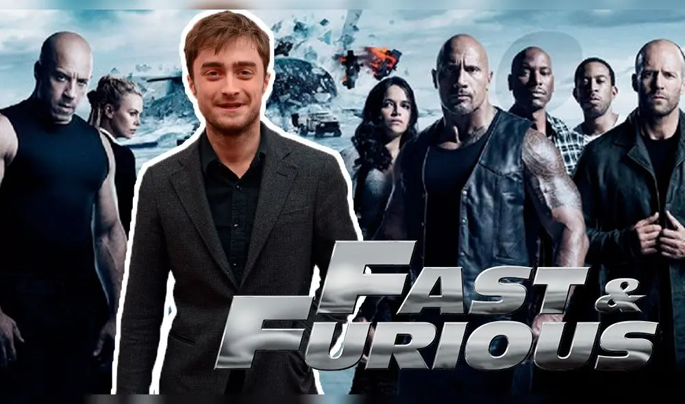 A Daniel Radcliffe le gustaría participar en Rápidos y Furiosos 9. Foto: Composición