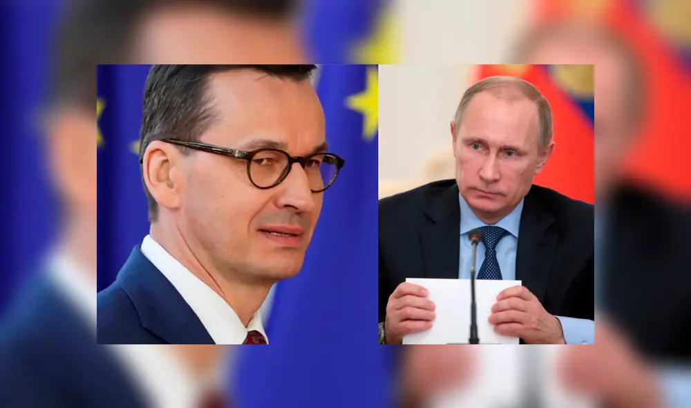 Mateusz Morawiecki criticó con firmeza a Vladimir Putin. Mateusz Morawiecki criticó con firmeza a Vladimir Putin.