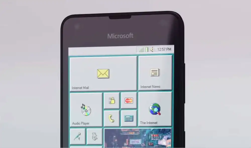 Windows 95 puede lucir anticuado para los estándares de hoy, pero un concepto que lo transforma en una OS de teléfono móvil te puede hacer cambiar de opinión. Foto: 4096/YouTube Windows 95 puede lucir anticuado para los estándares de hoy, pero un concepto que lo transforma en una OS de teléfono móvil te puede hacer cambiar de opinión. Foto: 4096/YouTube
