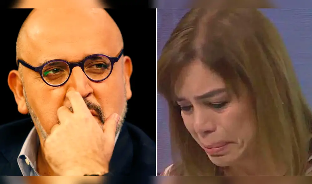 Beto Ortiz se burla de los llantos de Milagros Leiva pese a que trabajan en el mismo canal [VIDEO]