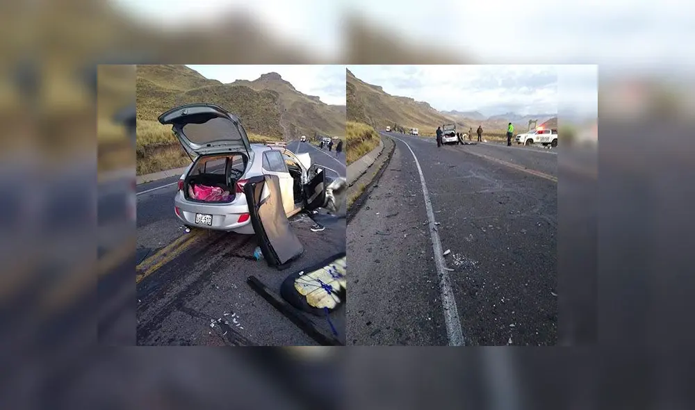 Accidente se produjo el vía Arequipa - Juliaca Accidente se produjo el vía Arequipa - Juliaca