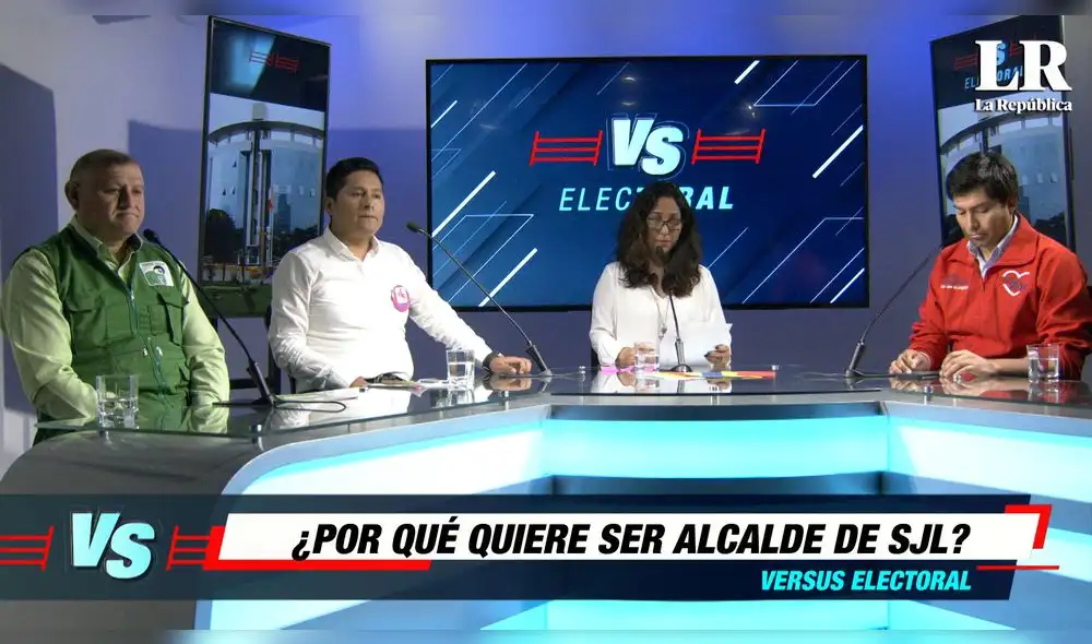 Versus Electoral SJL: Richard Martínez vs Napoleón Becerra vs Jesús Maldonado