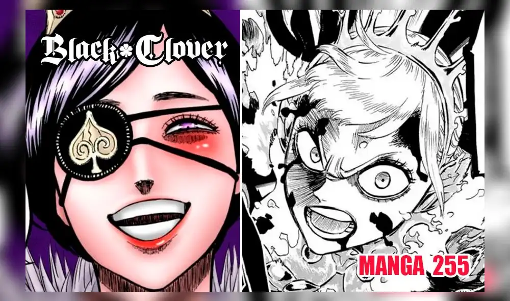 Black Clover manga 255. Créditos: composición/ Yuki Tabata Black Clover manga 255. Créditos: composición/ Yuki Tabata