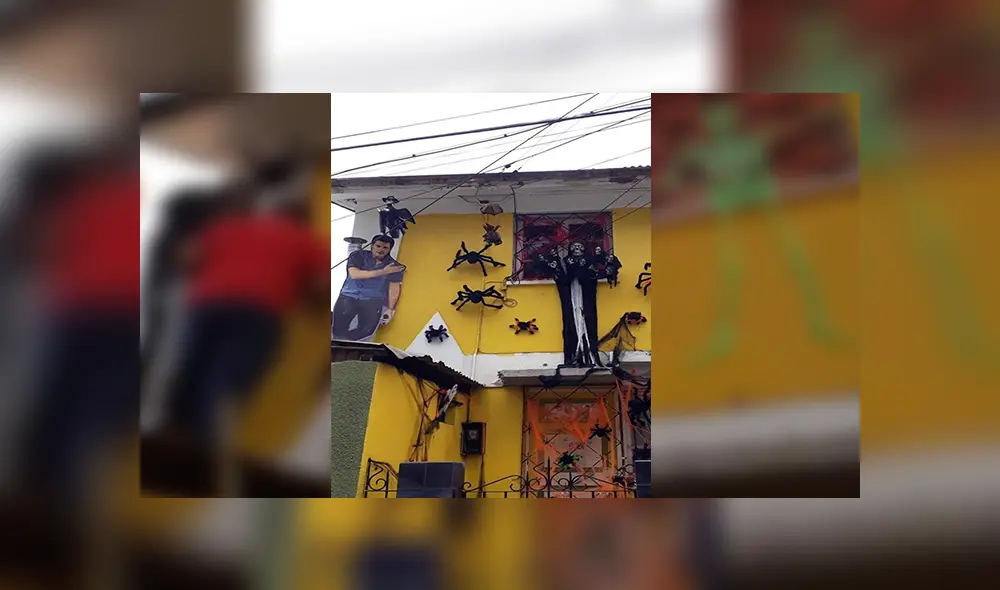 En Instagram, una fanática del cantante Chayanne colgó un poster tamaño real en el exterior de su vivienda.