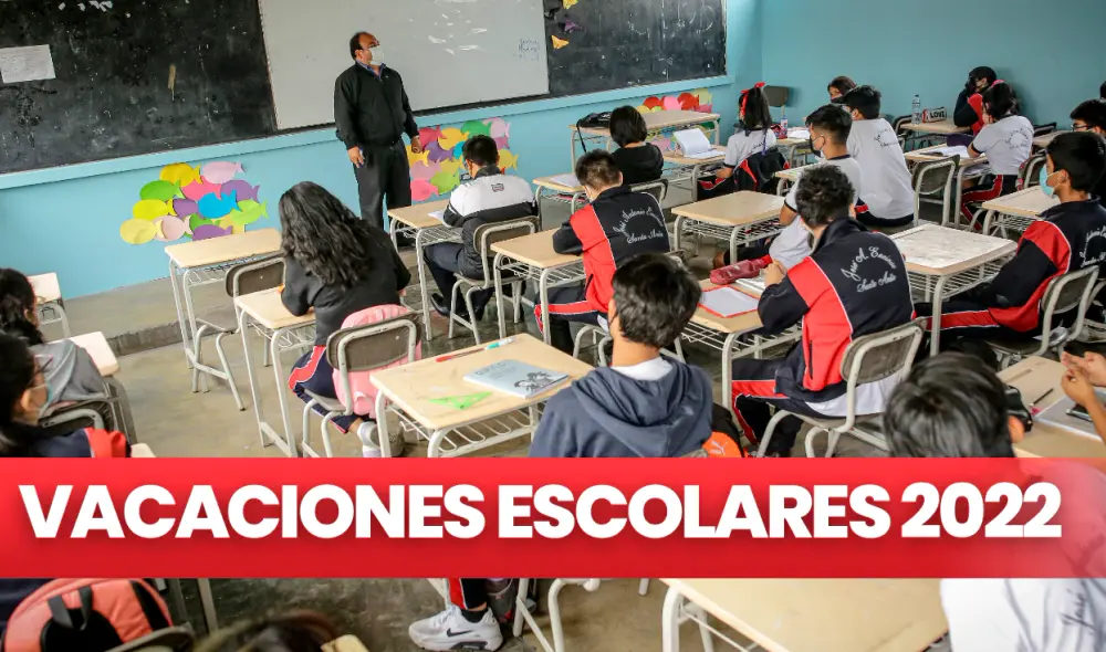 ¿Cuándo serán las vacaciones escolares 2022, según Minedu? Foto: composición/La República