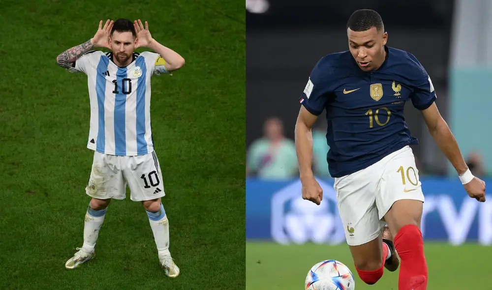 Messi intentará ganar la tercera copa para Argentina; Mbappé, la segunda en su palmarés personal. Foto: Composición LR/AFP Messi intentará ganar la tercera copa para Argentina; Mbappé, la segunda en su palmarés personal. Foto: Composición LR/AFP