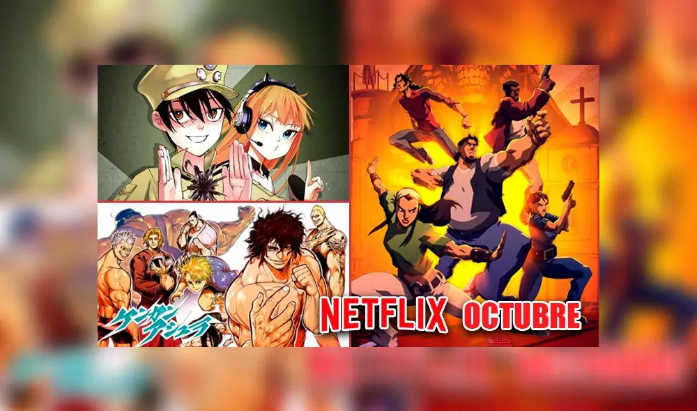 Netflix agrega nuevos animes en octubre. Créditos: Composición