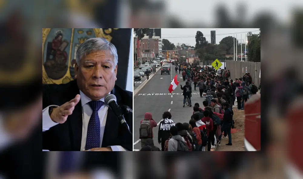 Estudiantes anuncian levantamiento de toma de ciudad universitaria de San Marcos. Foto: Composición