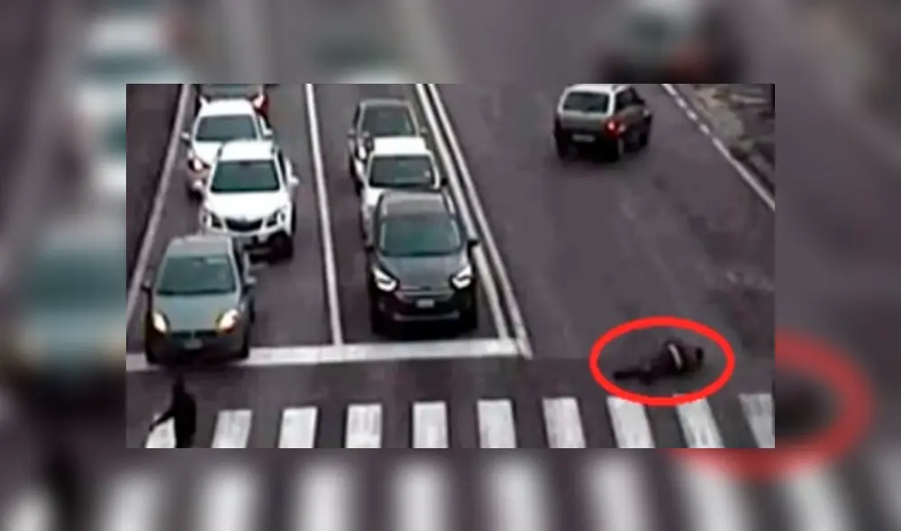 La policía revisó las cámaras de seguridad y descubrieron lo que en realidad había sucedido. Foto: captura