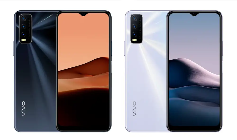 El Vivo Y20 está disponible en color Obsidian Black (negro) y Dawn White (blanco). | Foto: Vivo El Vivo Y20 está disponible en color Obsidian Black (negro) y Dawn White (blanco). | Foto: Vivo