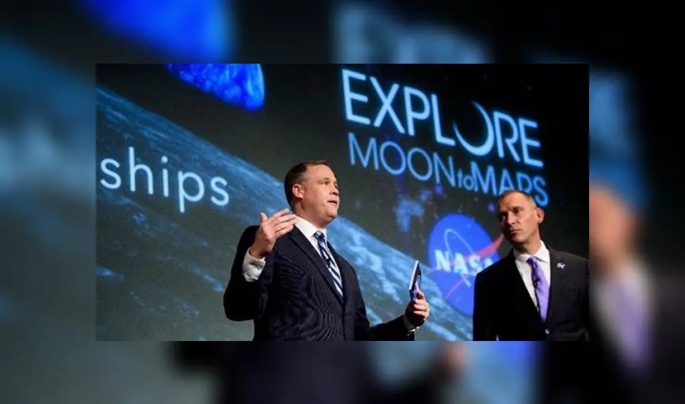 Jim Bridenstine, administrador de la NASA. Foto: AFP.