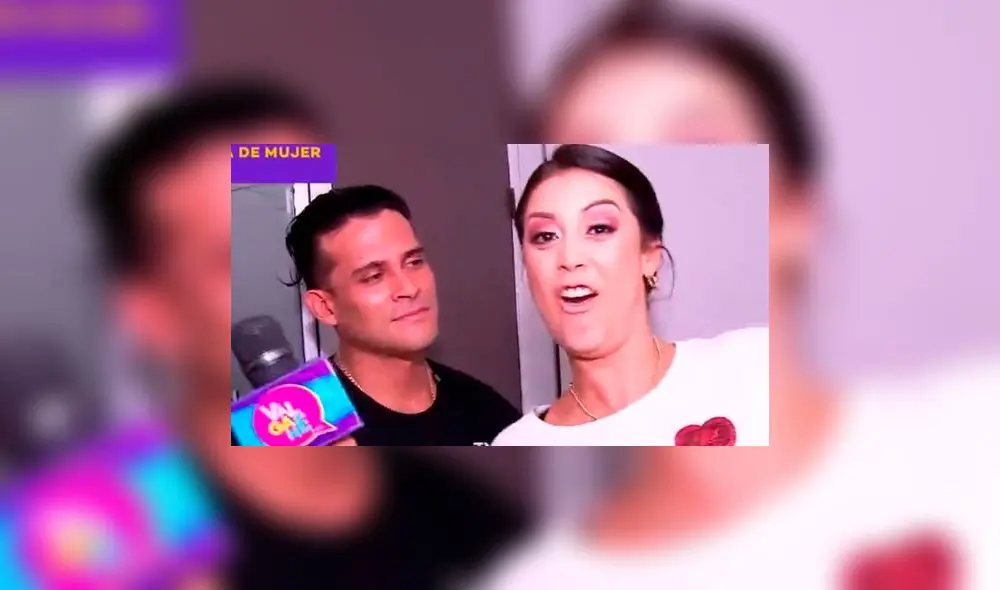 Karla Tarazona, Isabel Acevedo y Christian Domínguez