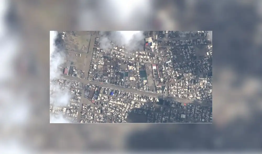Peru SAT-1 muestra el antes y el después de las zonas inundadas Peru SAT-1 muestra el antes y el después de las zonas inundadas