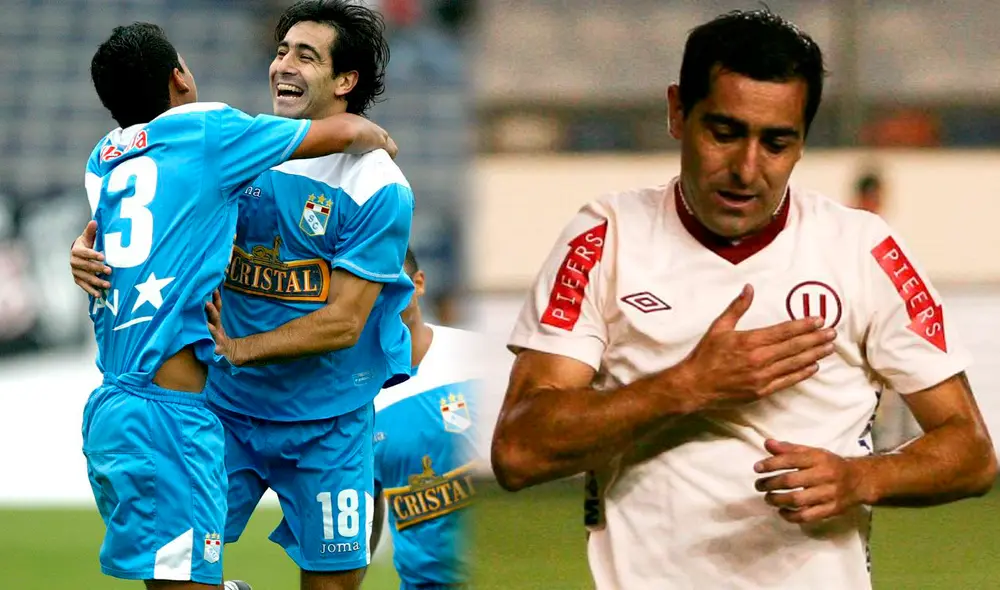 El delantero uruguayo jugó en 3 equipos en el Perú: Sporting Cristal, Universitario y Cienciano. Foto: Composición LR/Sporting Cristal/Universitario