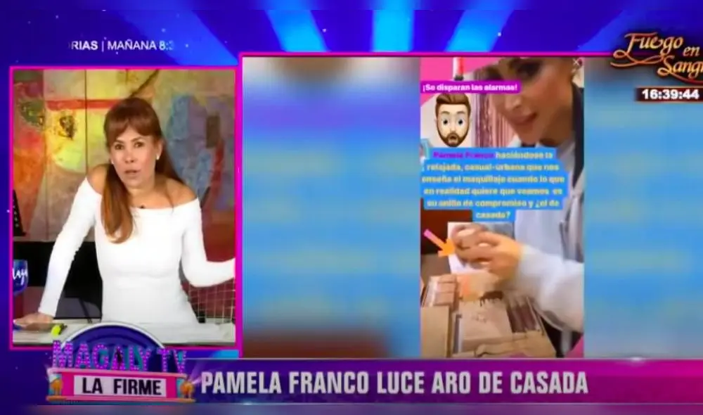 Magaly Medina además recordó a sus televidentes que el cumbiambero está impedido de contraer nupcias. (Foto: Captura ATV)