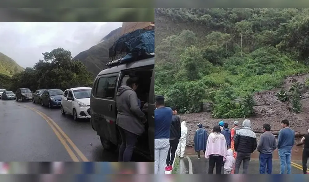 Los deslizamientos de tierra y lodo bloquearon un tramo de la carretera Cusco – Quillabamba Los deslizamientos de tierra y lodo bloquearon un tramo de la carretera Cusco – Quillabamba