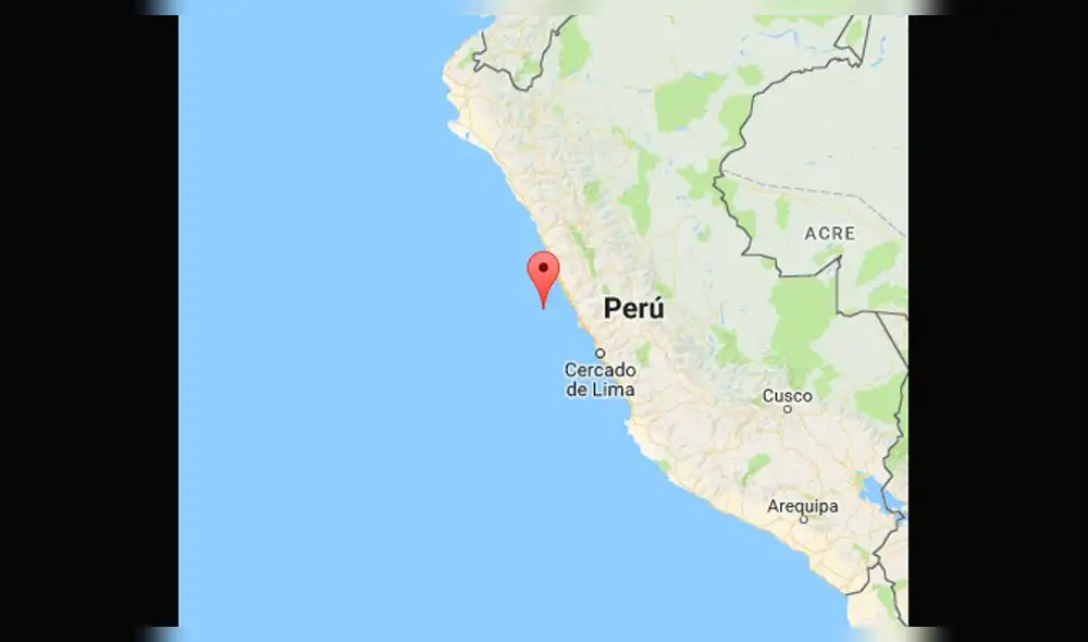 Sismo de leve intensidad se registró esta noche en Barranca
