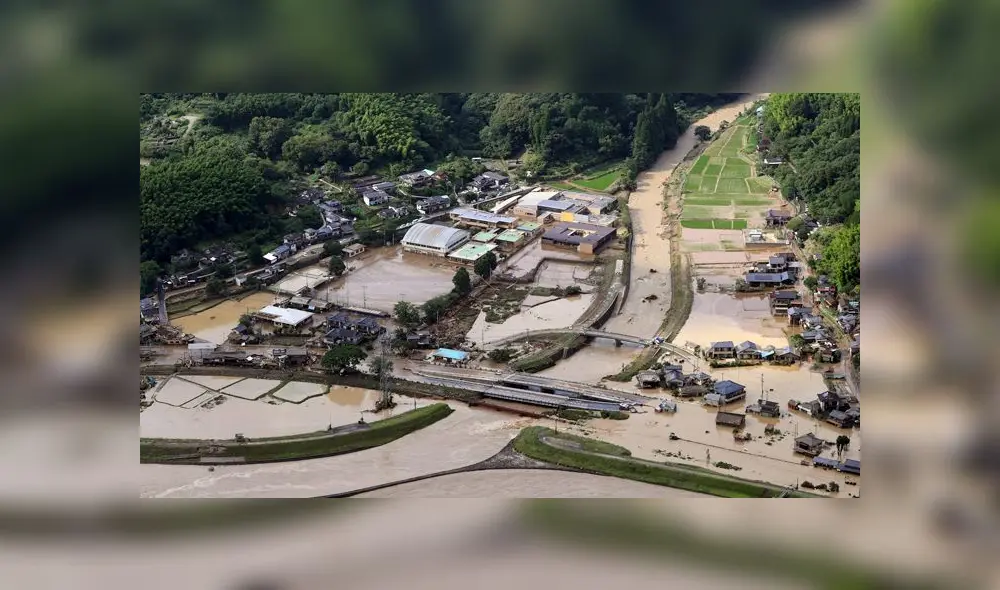 Las lluvias llegaron a caer con una intensidad de 100 milímetros por hora. Foto: EFE. Las lluvias llegaron a caer con una intensidad de 100 milímetros por hora. Foto: EFE.