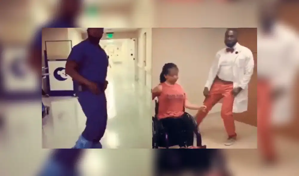 Twitter: médico recibe el aplauso de todos al bailar con los pacientes para darles ánimos [VIDEO]