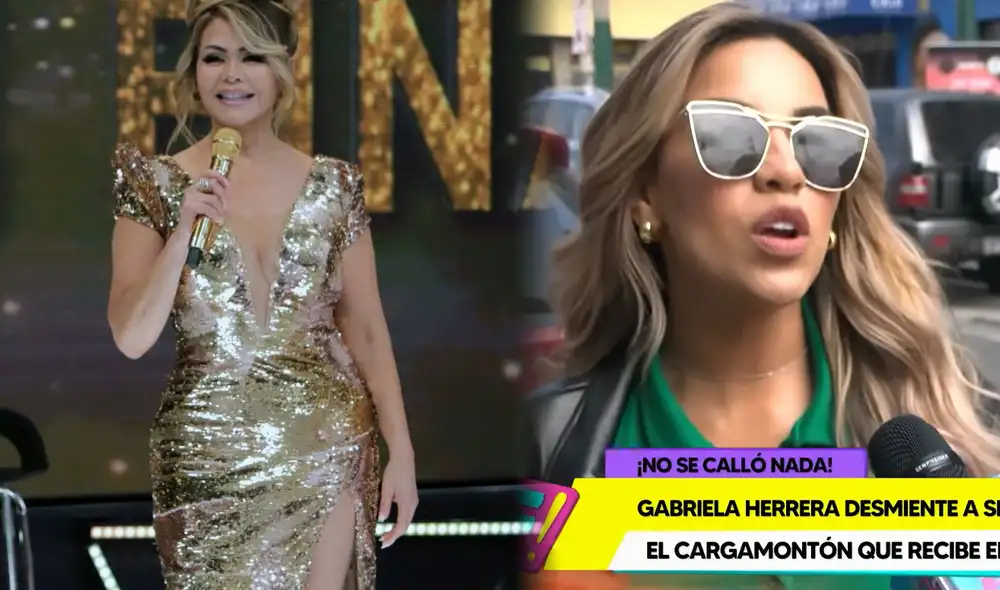 Luego de que la bailarina revelara cuánto tendrá que pagar como penalidad por declarar para "Amor y fuego", Gisela se pronunció. Foto: captura Willax/Composición LR