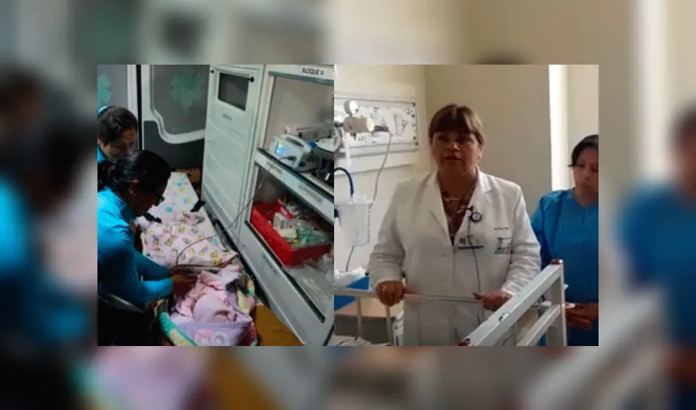 Bebé de 2 meses que fue ultrajada por su padre viene recuperándose en Lima [VIDEO]