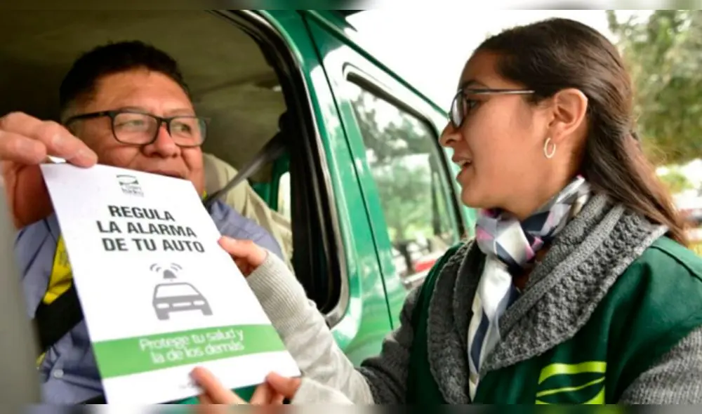 San Isidro: Inician campaña para que vehículos reduzcan contaminación sonora