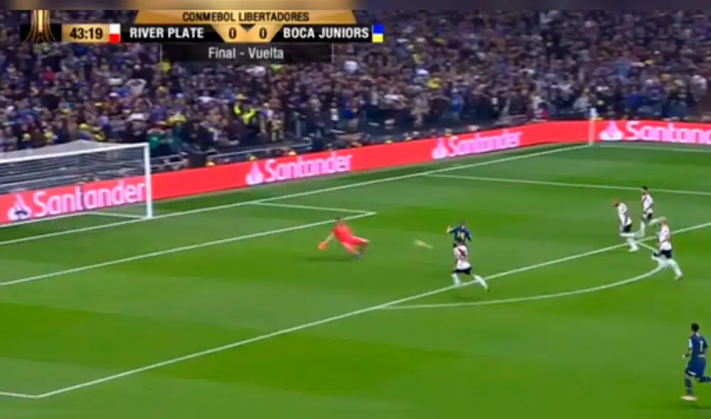 River vs Boca: Benedetto abrió el marcador tras brillante pase de Nández [VIDEO]