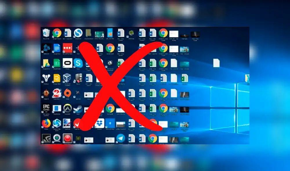 ¿Eres de los que llena su escritorio de archivos? Cuidado, podrías estar haciendo mucho daño a tu PC.