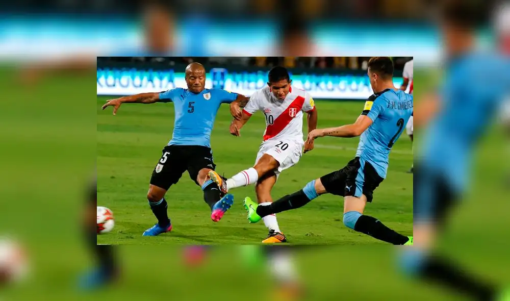 Perú vs. Uruguay: ver el golazo de Edison Flores para el 2-1 de la ‘Bicolor’ en Eliminatorias [VIDEO]