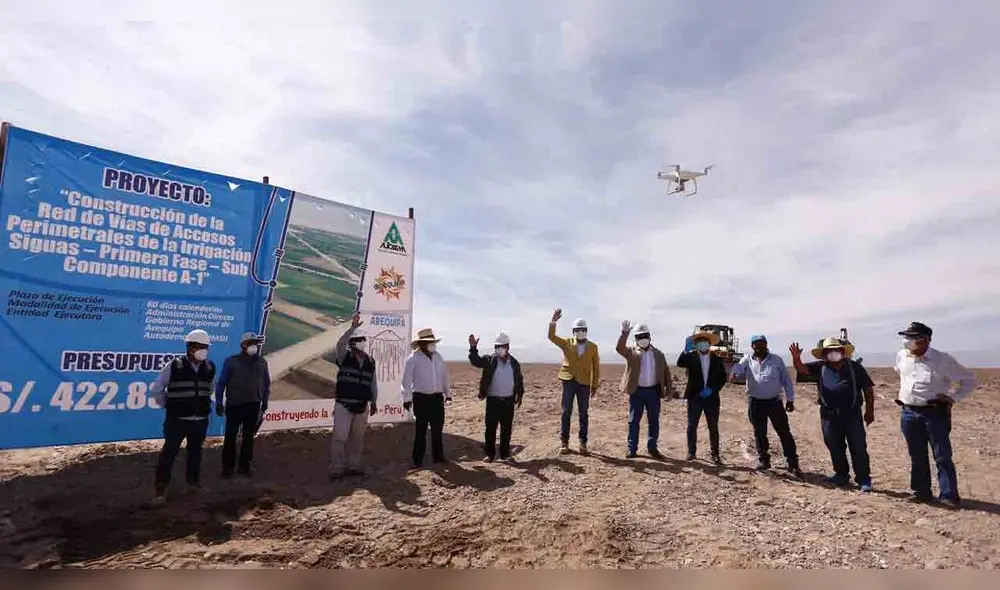 obras. Ayer gobernador Elmer Cáceres dio inicio a obras viales que son complementarias en el proyecto Majes Siguas II. obras. Ayer gobernador Elmer Cáceres dio inicio a obras viales que son complementarias en el proyecto Majes Siguas II.