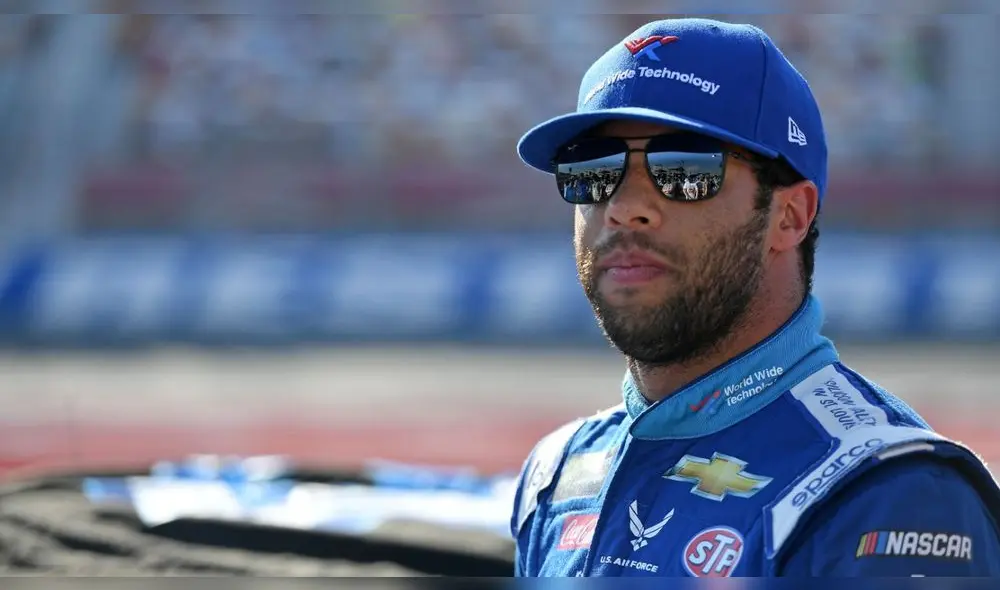 Bubba Wallace es piloto de carreras del Nascar. Foto: Google.