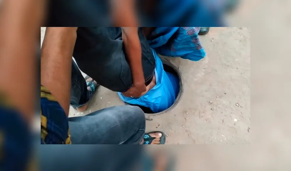 El hombre escuchó los aullidos del cachorro y no tardó en buscar ayuda y arriesgar su vida para salvarlo. El conmovedor episodio se ha hecho viral en Facebook y YouTube