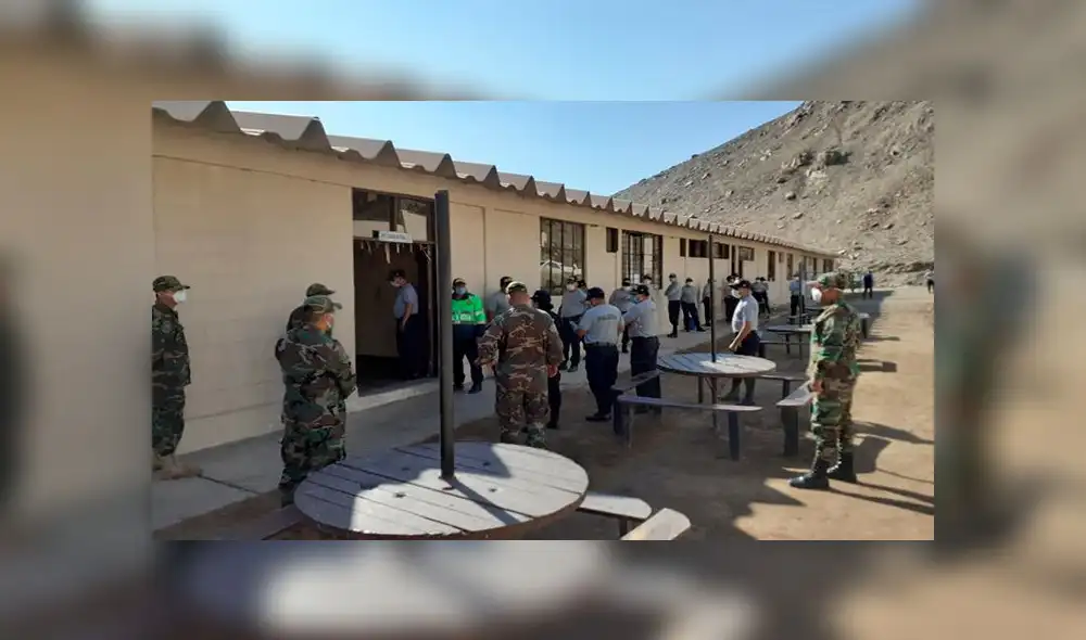 Los agentes fueron diagnosticados con coronavirus en las pruebas rápidas que les tomaron en el cuartel de Chucarapi.