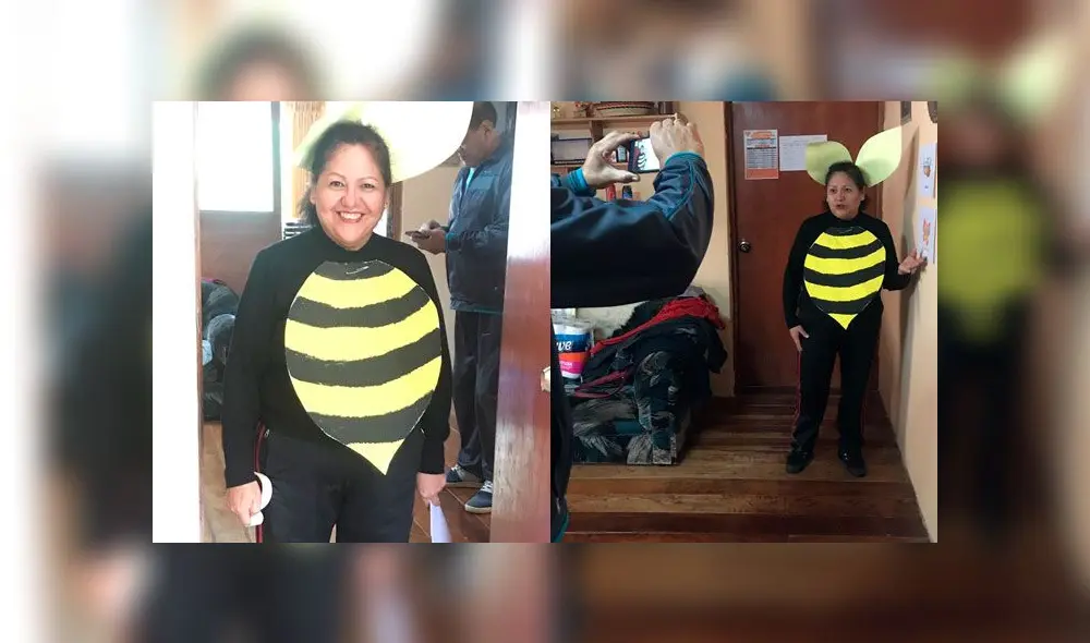 La profesora se volvió viral gracias a su hijo. (Fuente: Twitter) La profesora se volvió viral gracias a su hijo. (Fuente: Twitter)
