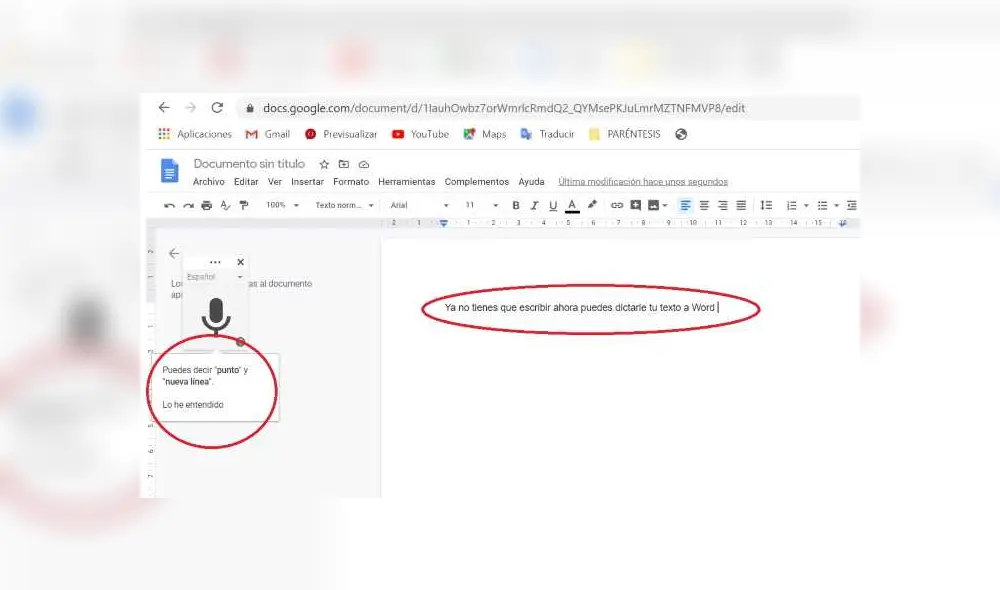 Desliza para conocer los detalles de este truco de Microsoft Word. Foto: Paréntesis.