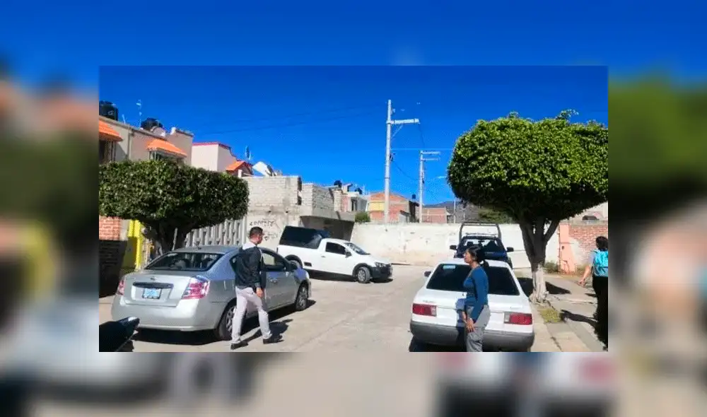 Exteriores de la vivienda donde se cometió el crimen.