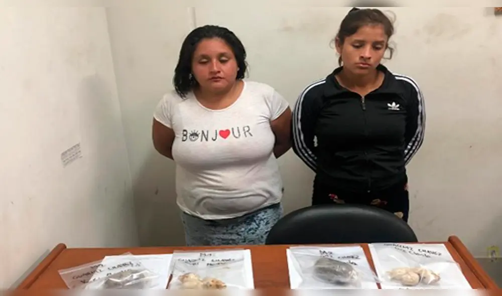 “Muñecas de Huayo” intentaron pasar droga.