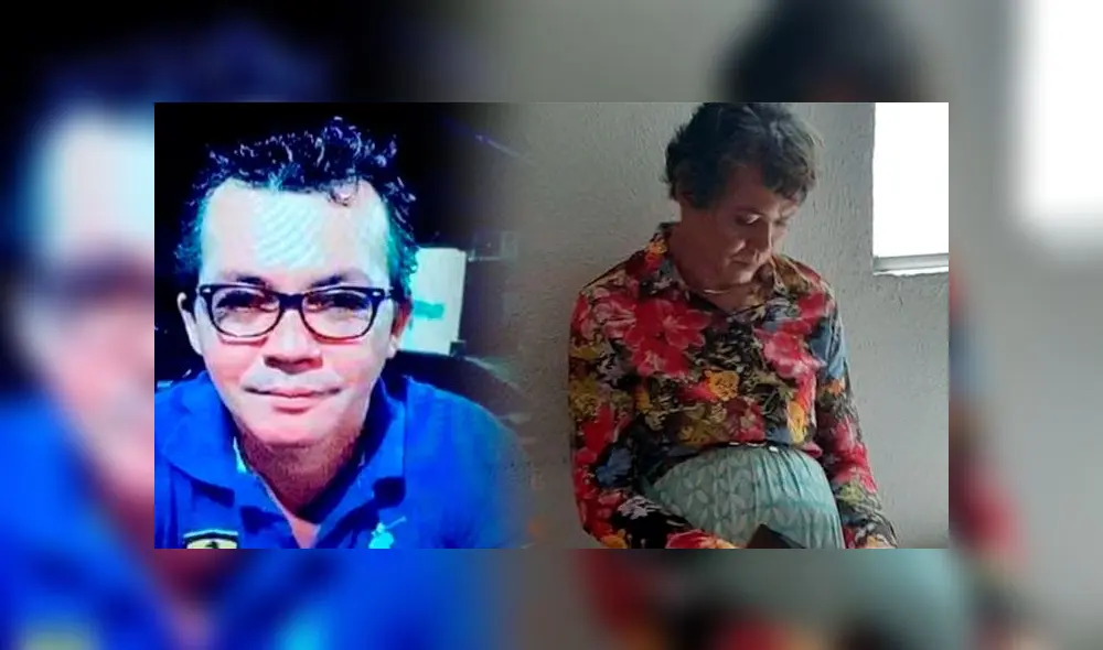 Héctor Marcio Schiave decidió disfrazarse de mujer para ayudar a su madre a aprobar el examen de manejo. Foto: Composición