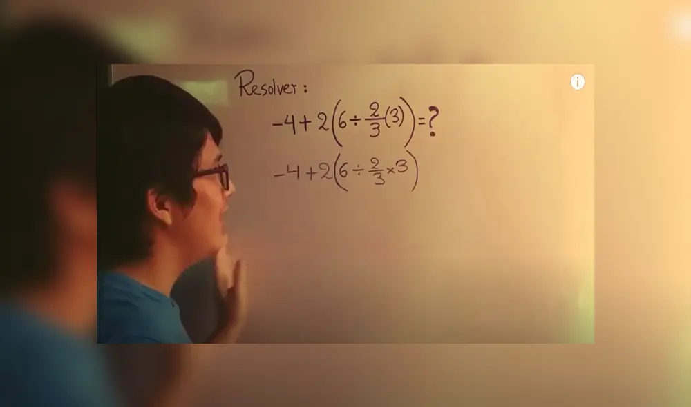 Desliza para ver el desarrollo de este reto matemático publicado en YouTube. Foto: Captura.