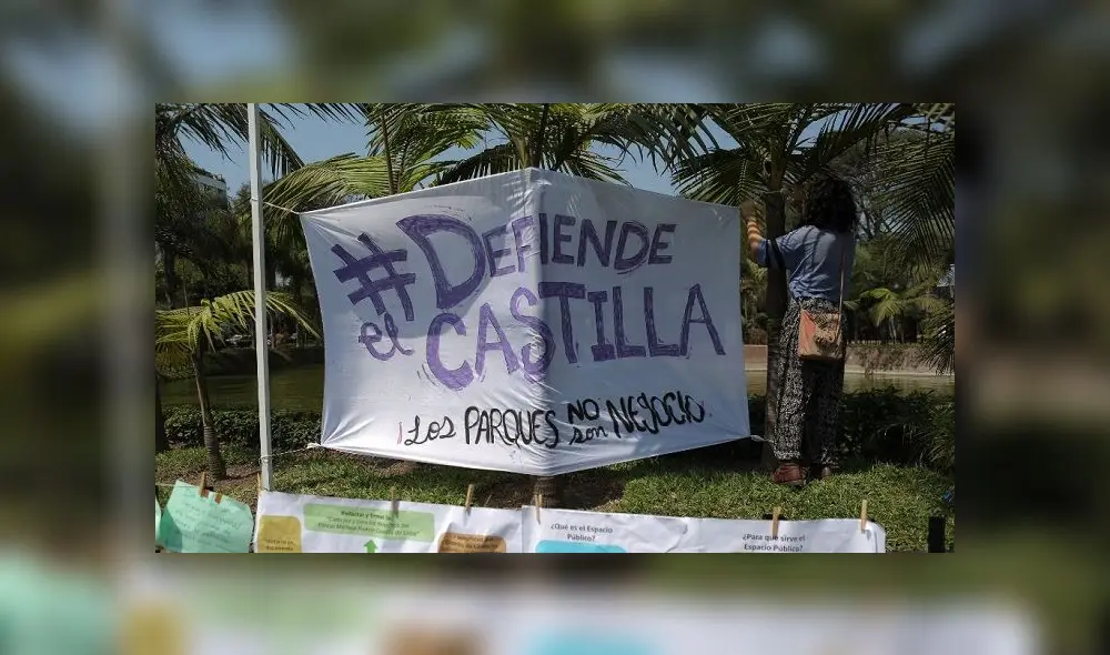 Vecinos de Lince sustentaron defensa del Parque Castilla Vecinos de Lince sustentaron defensa del Parque Castilla