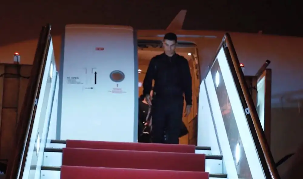 Cristiano Ronaldo llegó a Arabia Saudita para ser presentado como jugador del Al-Nassr. Foto: captura/@AlNassrFC
 Twitter