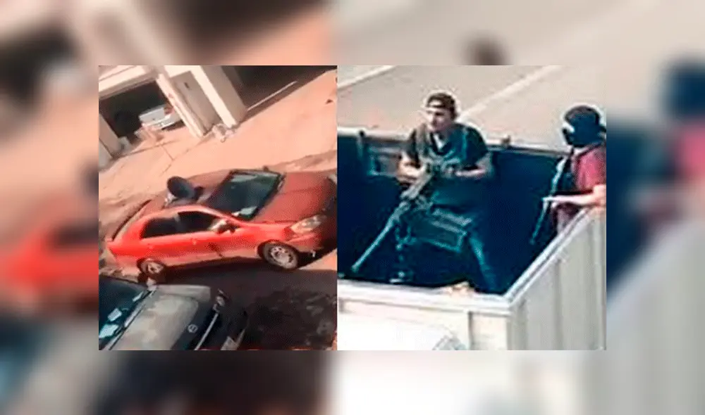 México: captan a hombre vendiendo tamales en medio de balacera [VIDEO] 