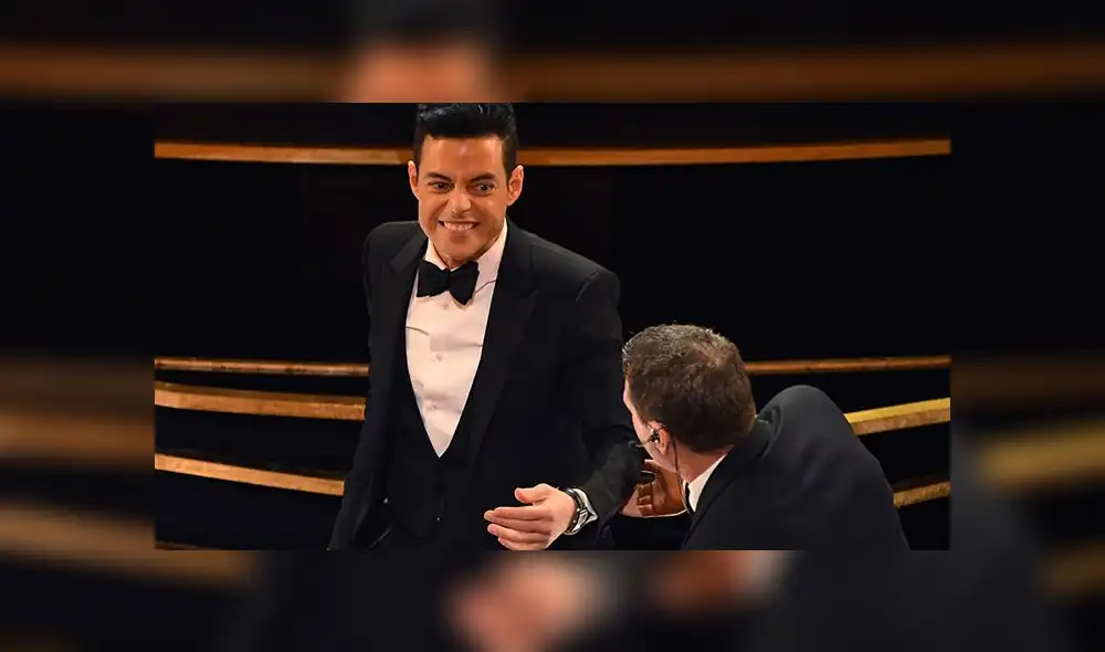 Rami Malek se resbaló tras ganar el Oscar por 'Bohemian Rhapsody' [VIDEO]