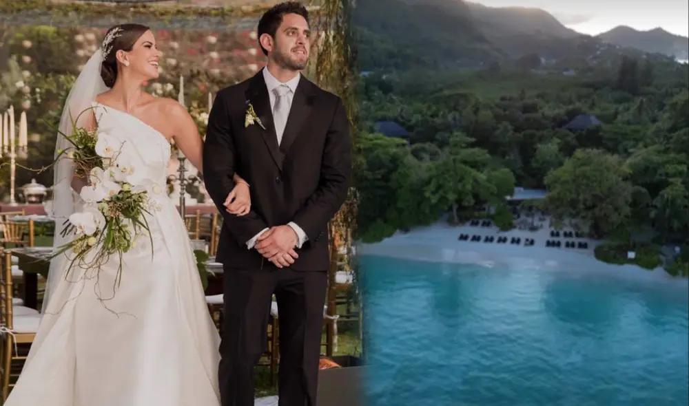 Valeria Piazza celebra sus primeros días de casada en unas romanticas vacaciones con su ahora esposo Pierre Cateriano. Foto: composición LR/ Instagram