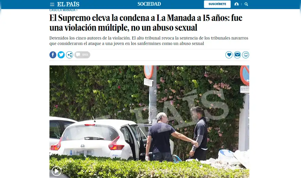 Así informa la prensa extranjera sobre el histórico fallo de ‘La Manada’ 