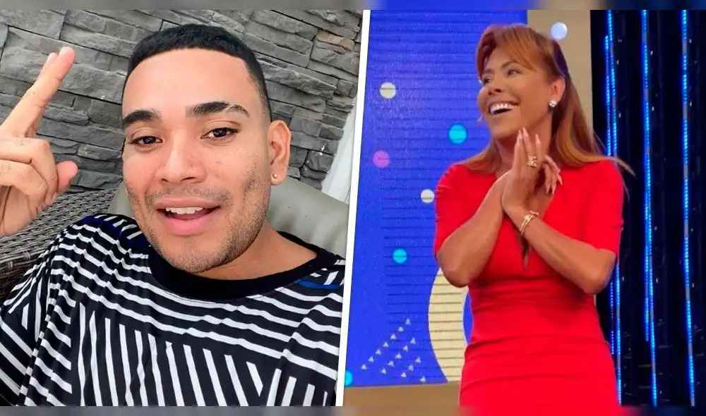 El salsero se mostró incómodo por cómo la conductora se dirige hacia su persona en su programa. Foto: composición difusión/La República