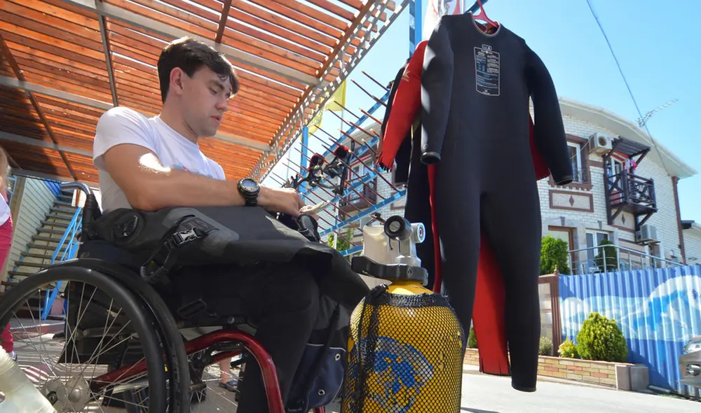 Vankov había vuelto al lugar en que que se rompió varias vértebras hace 13 años. Foto: Sputnik